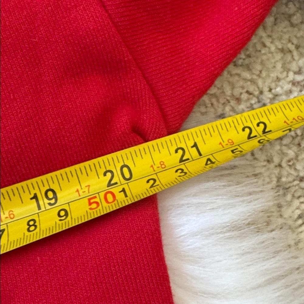 The Midwest Girl (TM) size XS Red Cropped Sweatshirt - Picture 6 of 7